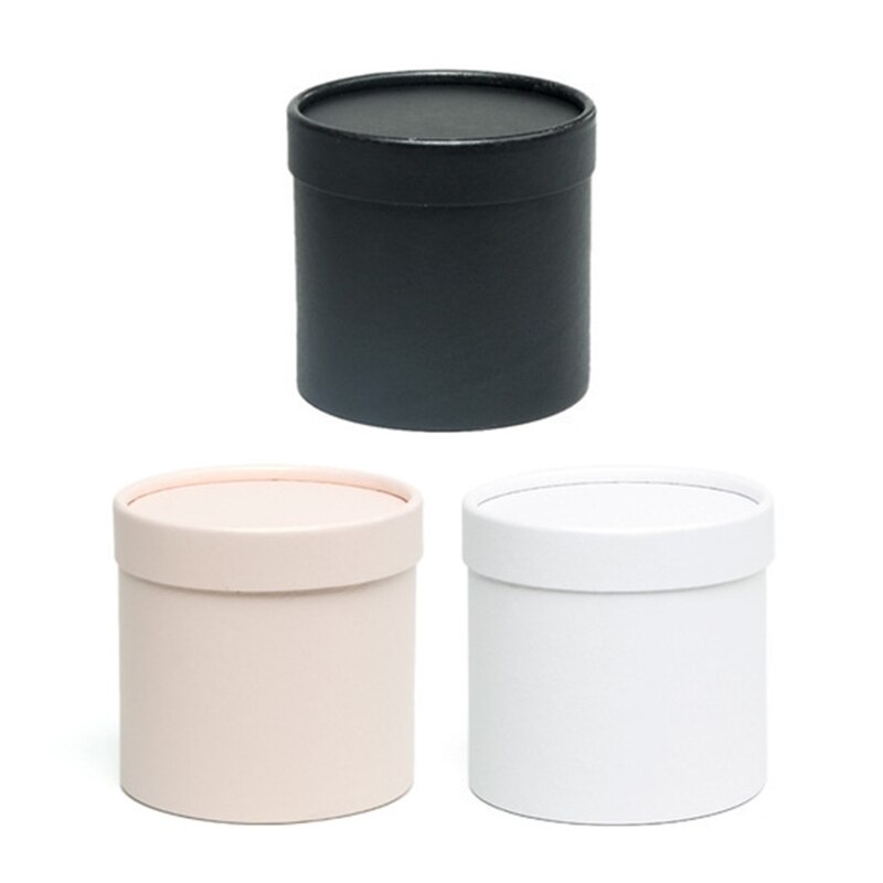 2022 Box with Lids for Cardboard Flower Boxes Cylindrical Packaging Floral Paper Box Bucket