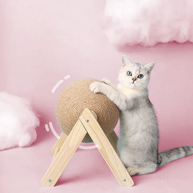 Kat Krassen Bal Speelgoed Kitten Sisal Touw Bal Speelgoed Katten Board Slijpen Poten Scratcher Slijtvaste Huisdier Meubels Levert