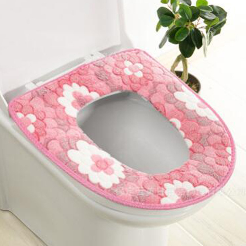 Toilethoes Pluche stoelhoes Modellen Waterdicht Universeel model Toiletring Wasbare badkamermat Decoratieve toiletbril