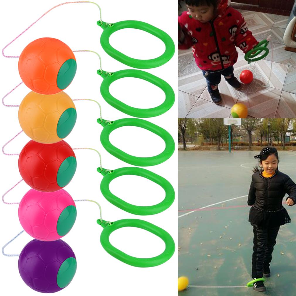 5 Colors Skip Ball Outdoor Fun Toy Balls Classical Skipping Toy Fitness Equipment Toy !