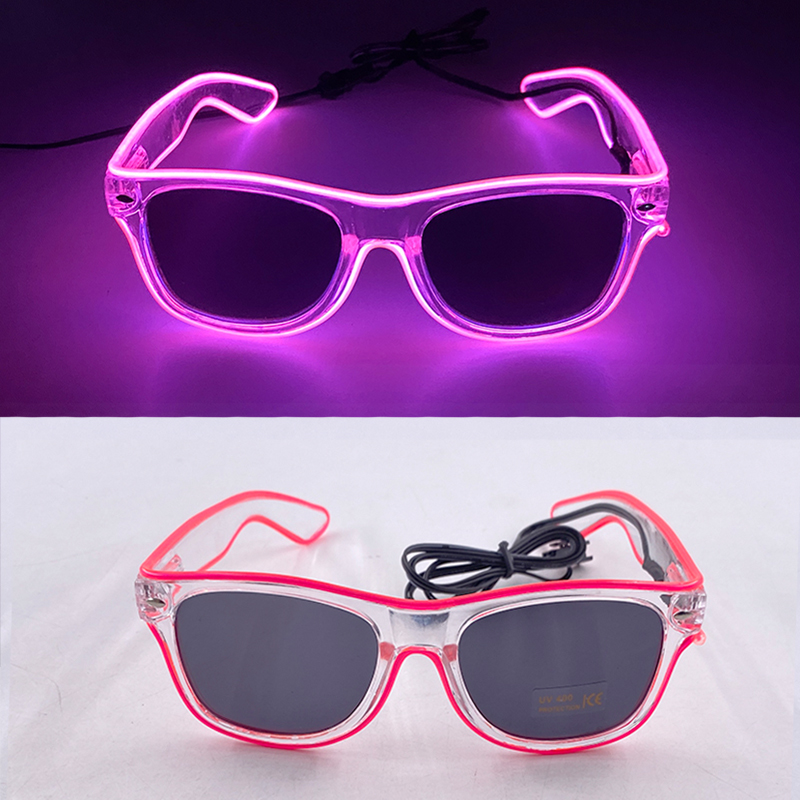 Fluorescerande led-fluga som lyser upp gentleman slipsbar klubb rekvisita neonglödande dans maskerad herrfluga kostym