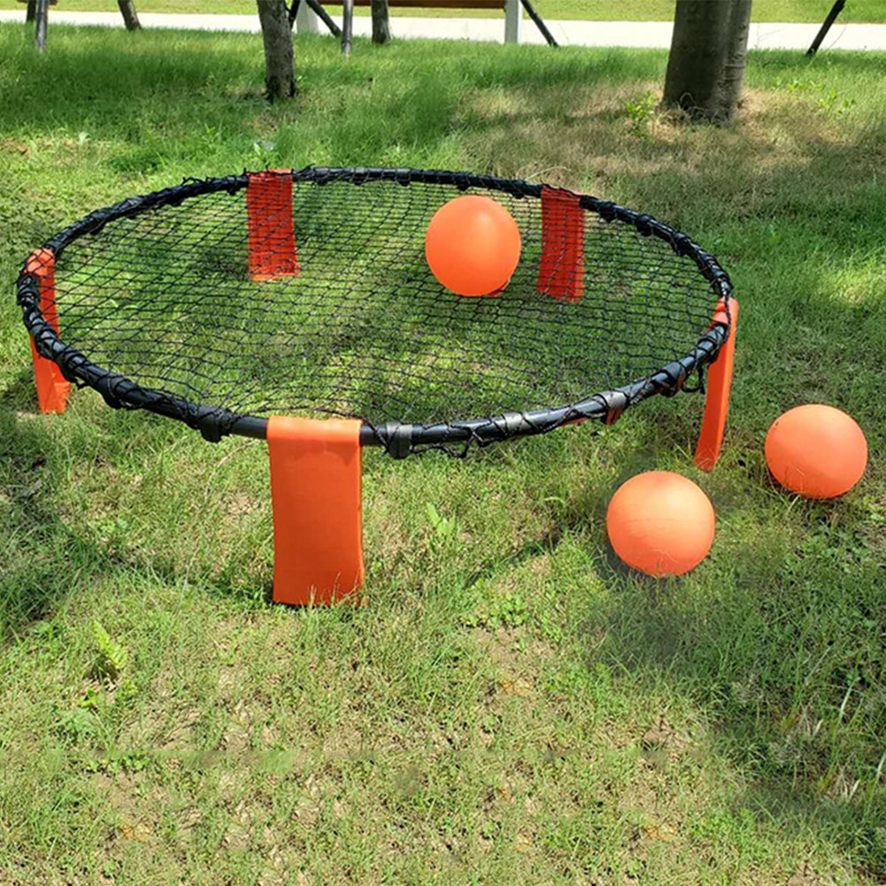 Fritid sport leksak spikeball utomhus gräsmatta fitness beachvolleyboll miniutrustning för enkel säkerhet träningstillbehör