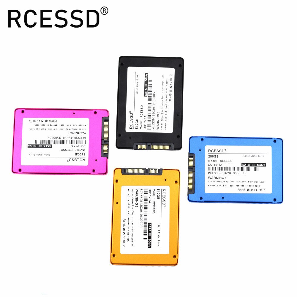 Rcessd metal 240gb 36 ogb 120gb 480gb 960gb 1tb ssd 2.5 harddisk disk disk solid state disker 2.5 " intern ssd 128gb 256gb 512gb