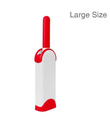 Clothes sofa Hair Double sided Reusable Cleaning lint removal Static brush home coat Suit Brush Pet hair remover: Red Large