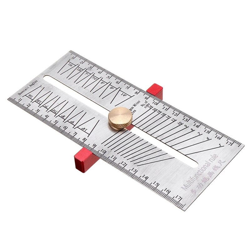 Type Ruller Woodworking Multifunction Scriber T-Type Ruler Sta... – Grandado