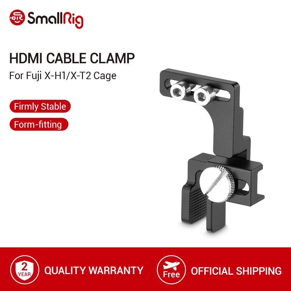 SmallRig X-H1/X-T2 HDMI Kabel Klemme Für Fuji X-H1 und Fuji X-T2 Kamera KäFeige HDMI Kabel Schutzhülle Klemme - 2156