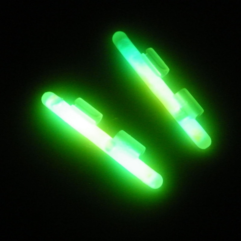 Iluminación de pesca nocturna barra varita verde luminosa Barra de brillo químico para pesca barra de luz toldo aparejos flotantes Accesorios
