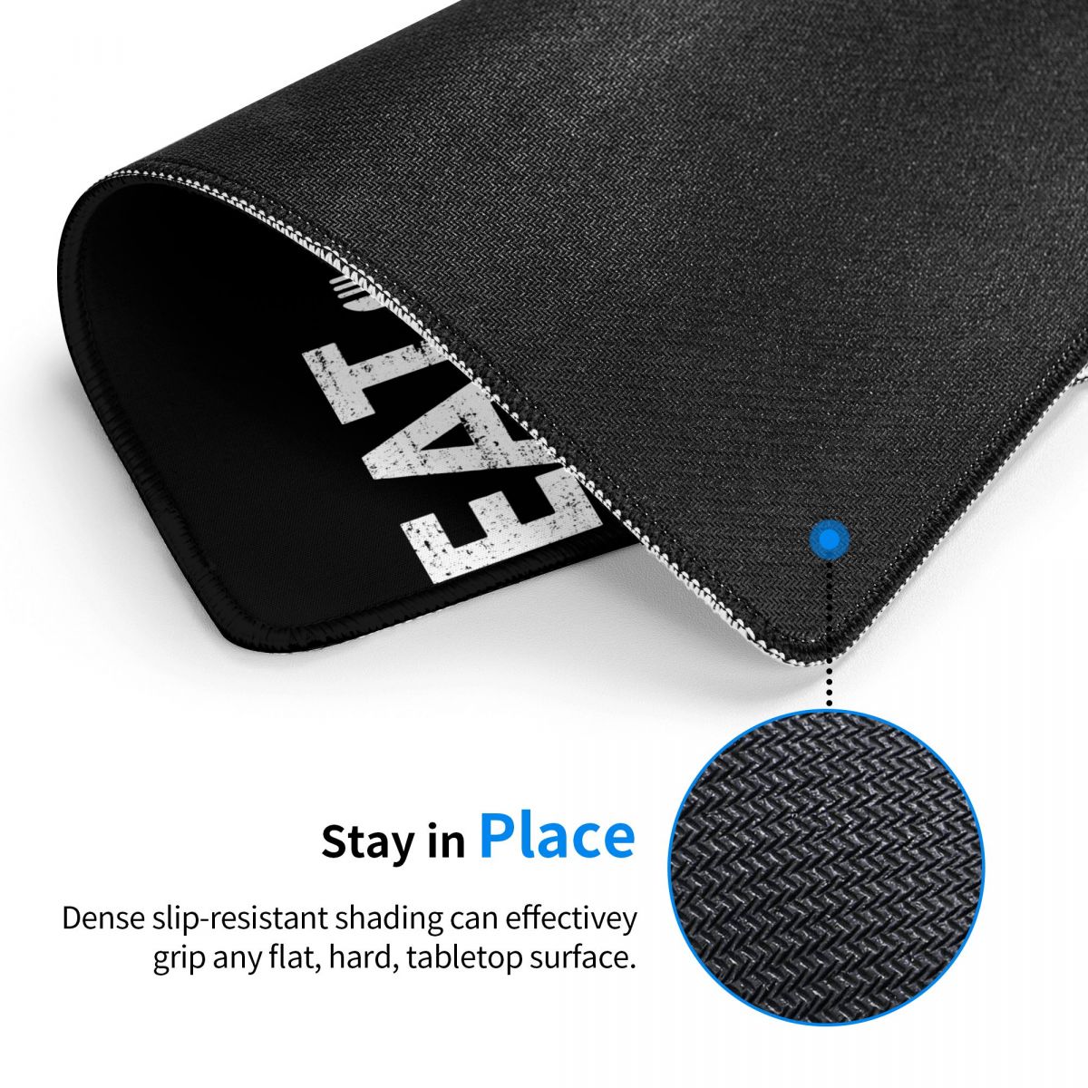 Tapis de souris "Eat Sleep" pour Console Gamer, accessoire de , parfait pour le bureau, le clavier et le jeu