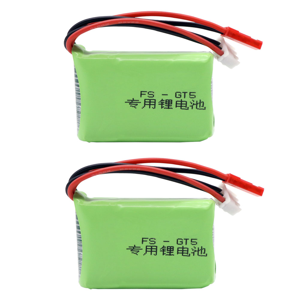 Batería Lipo de 7,4 V, 1500mah, 2S RC y cargador de equilibrio para Flysky FS-GT5, 2,4G, transmisor de 6 canales, coches, barcos, helicópteros, piezas de Juguetes: Azul