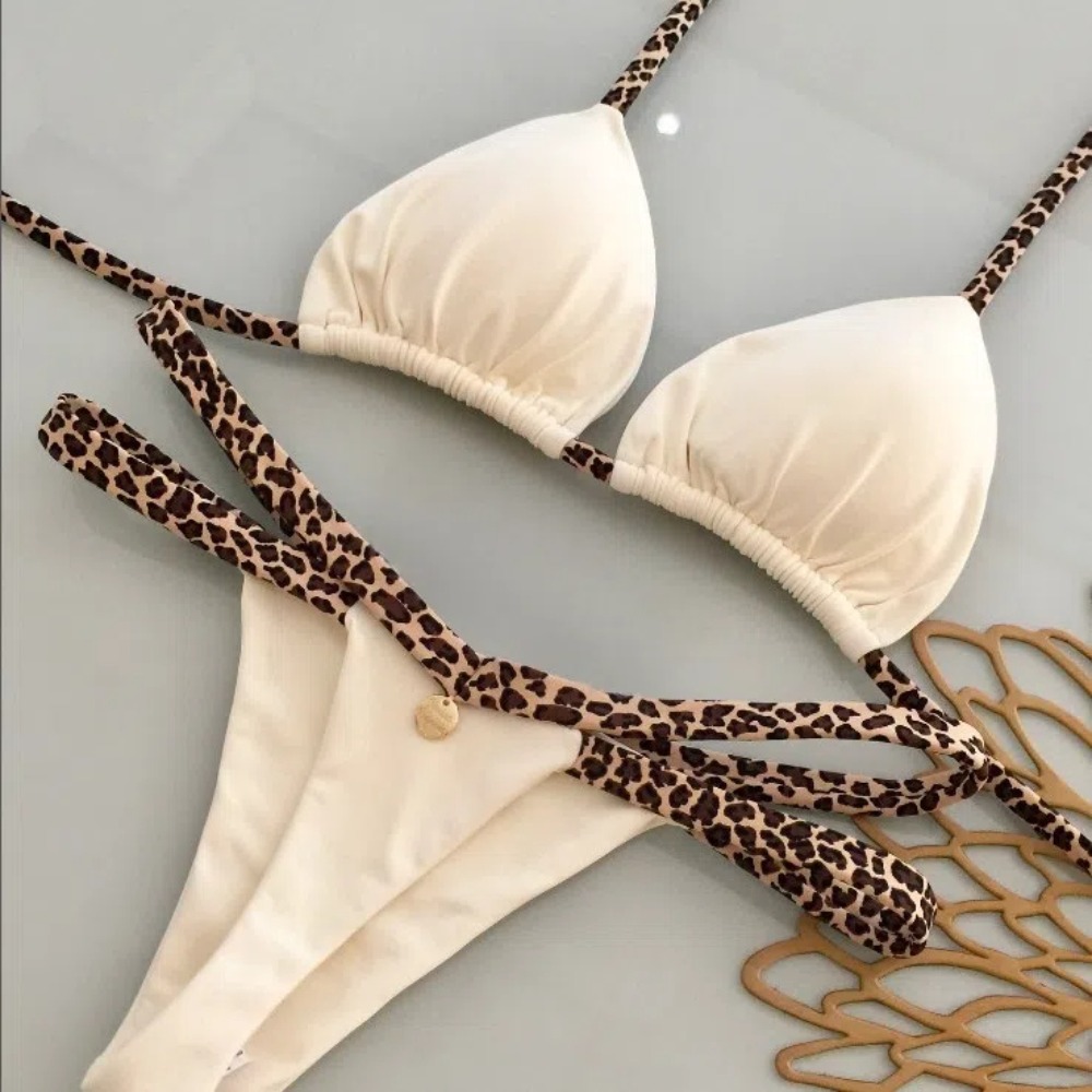 Maillot de bain brésilien sexy pour femmes, bikini de plage, ,