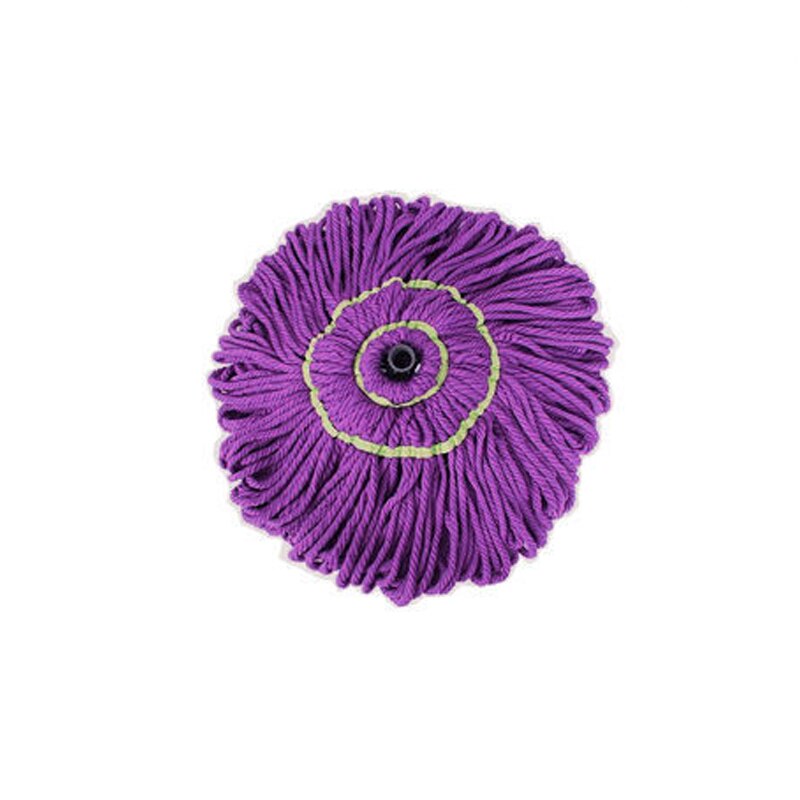 Serpillière rotative à essorage automatique, serpillière en microfibre, tête de rechange, serpillière sèche et humide pour le nettoyage du bois dur, du carrelage et du sol: a mop head