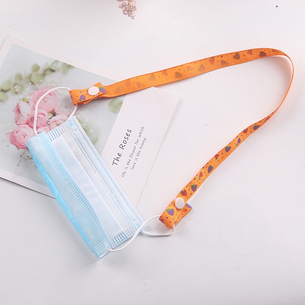 Kleurrijke Masker Lanyard Masker Elastische Band Anti-verloren Anti Masker Opknoping Touw Verstelbare Masker Touw Met Haken naaien Accessoires