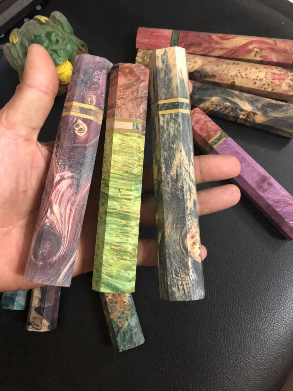 Diy kniv håndtag materiale ahorn træ ske materialer materialer hjemmelavet materiale stabiliseret træ håndtag