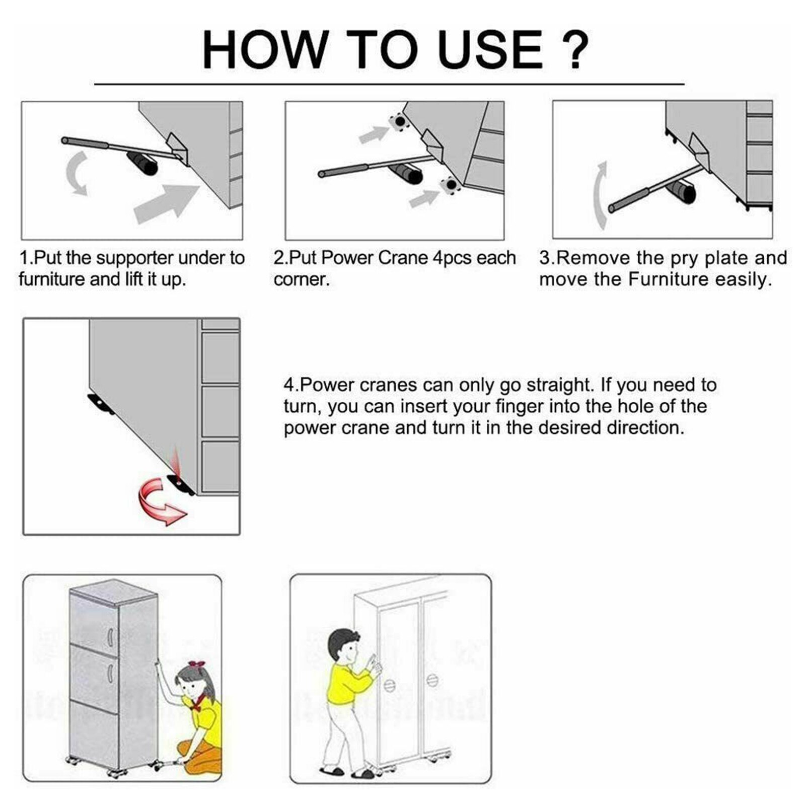 Meubels Verplaatsen Lifter 5Pcs Zware Soort Meubels Verplaatsen Systeem Lifter Tool 4 Slide Zweefvliegtuig Pad Wiel Bewegen