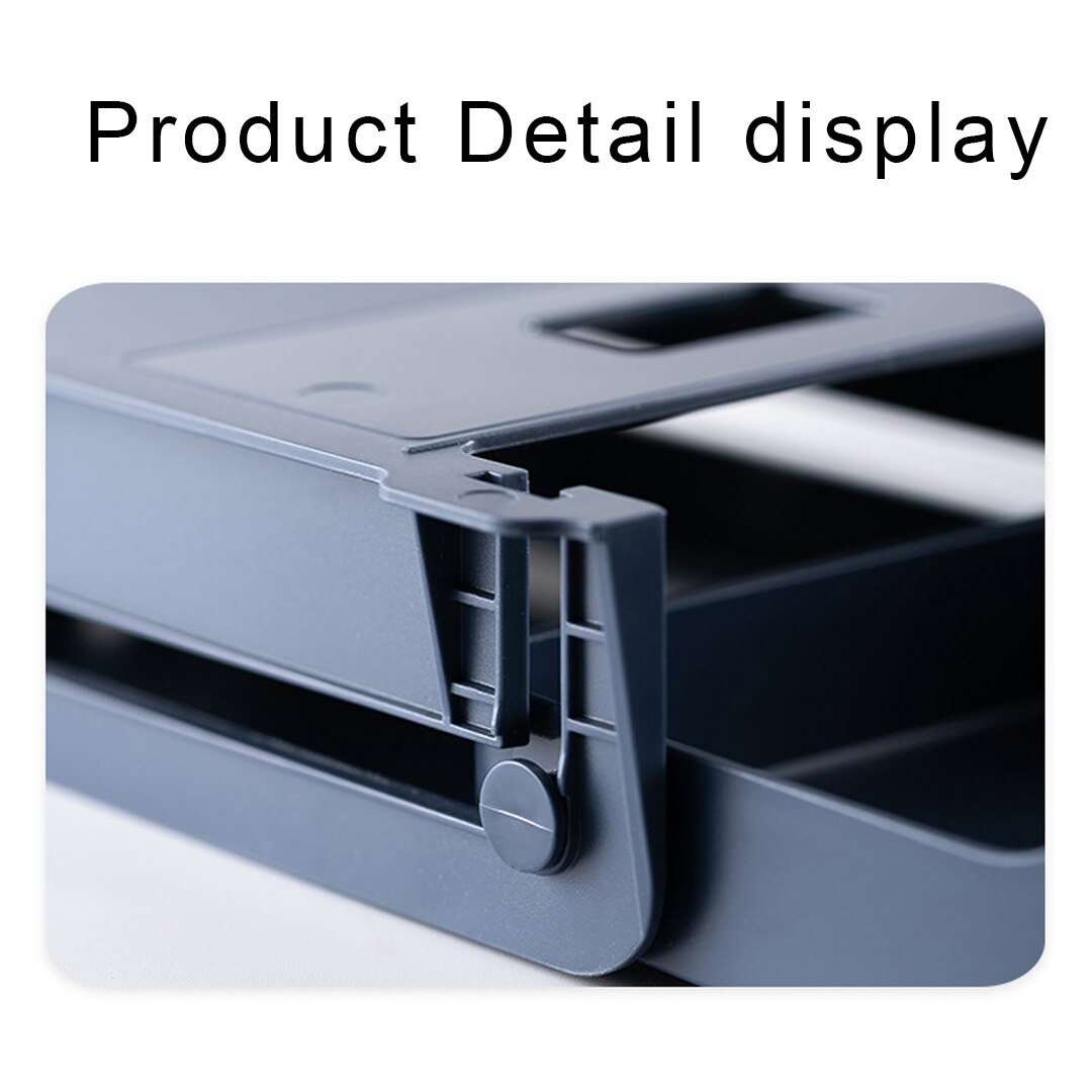 Under Desk Drawer Storage Box Hidden Adhesive Tray Organizer Office Pencil Tray Pen Holder Household Storage Accessories