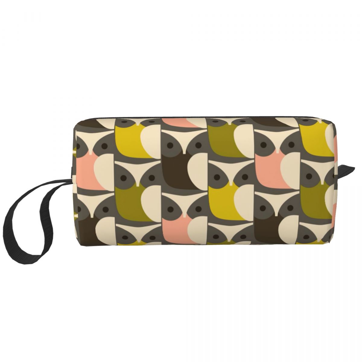Custom Cute Home Orla Kiely Travel Toiletry Bag for Women Cosmetic Makeup Bag Beauty Storage Bags Dopp Kit Case Box