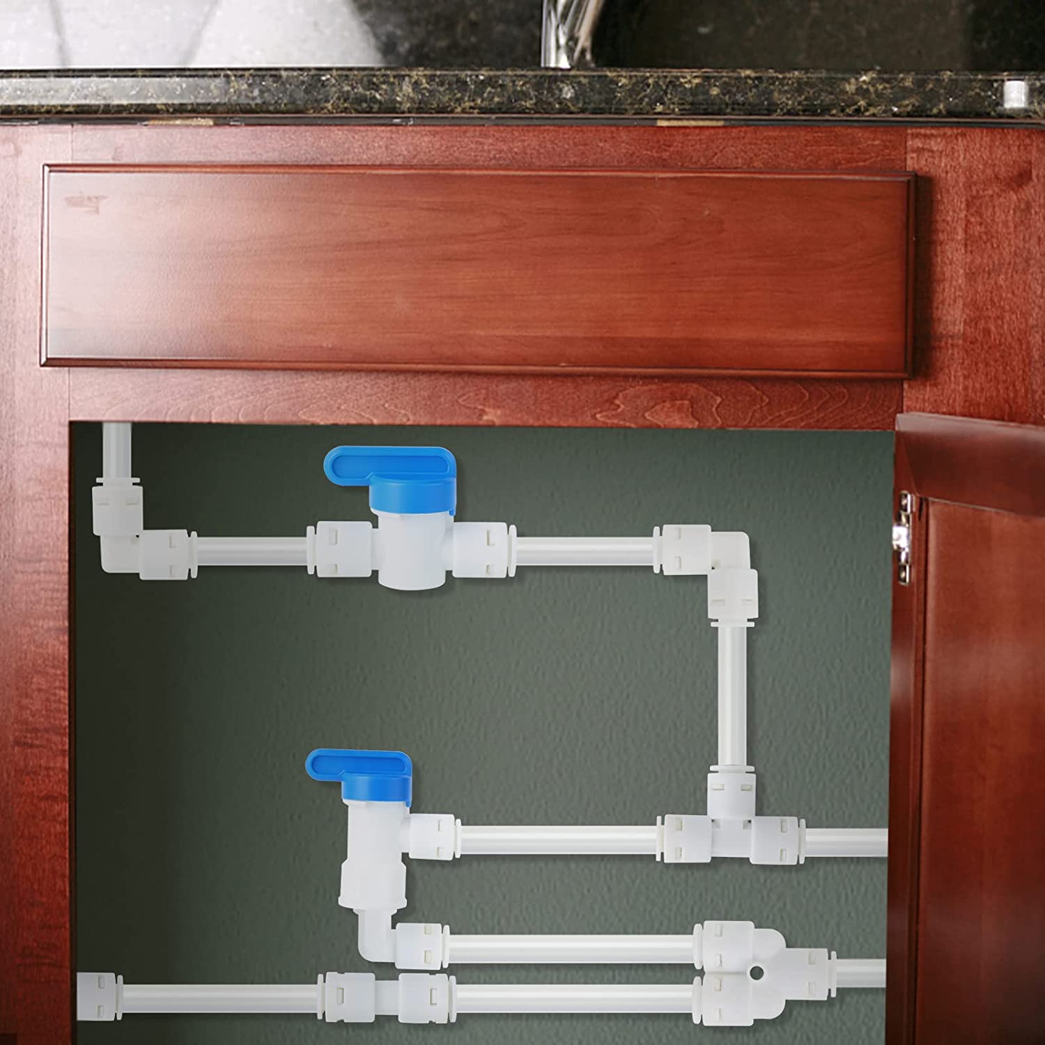 1/4 polegada 1/3/5m branco preto pe tubo mangueira de água flexível para ro sistema de filtro de água aquário revers nebulização irrigação