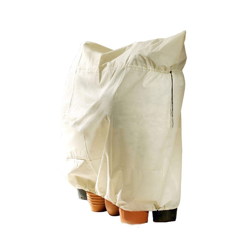 Capa de proteção de geada de plantas de inverno para árvores de fruto em vasos de plantas de jardim: Beige2