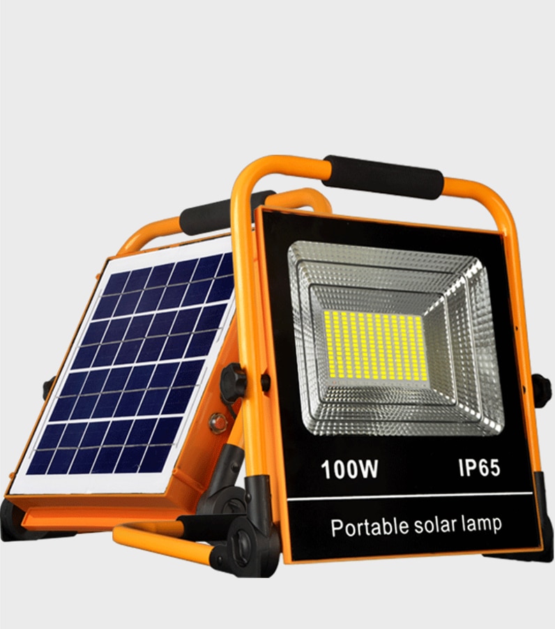 Portable solar lamp out deur camping lamp solar overstroming licht 50W 100W met USB opladen