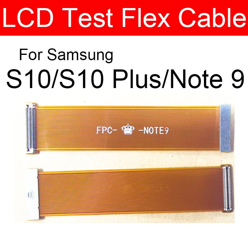 Pantalla LCD extensión de pantalla táctil Cable flexible para Samsung S8 S8 + S10 S10 + Note 8 9 S7 S6 Edge S7 Edge LCD Tester extender prueba: S10 S10 Plus Note 9