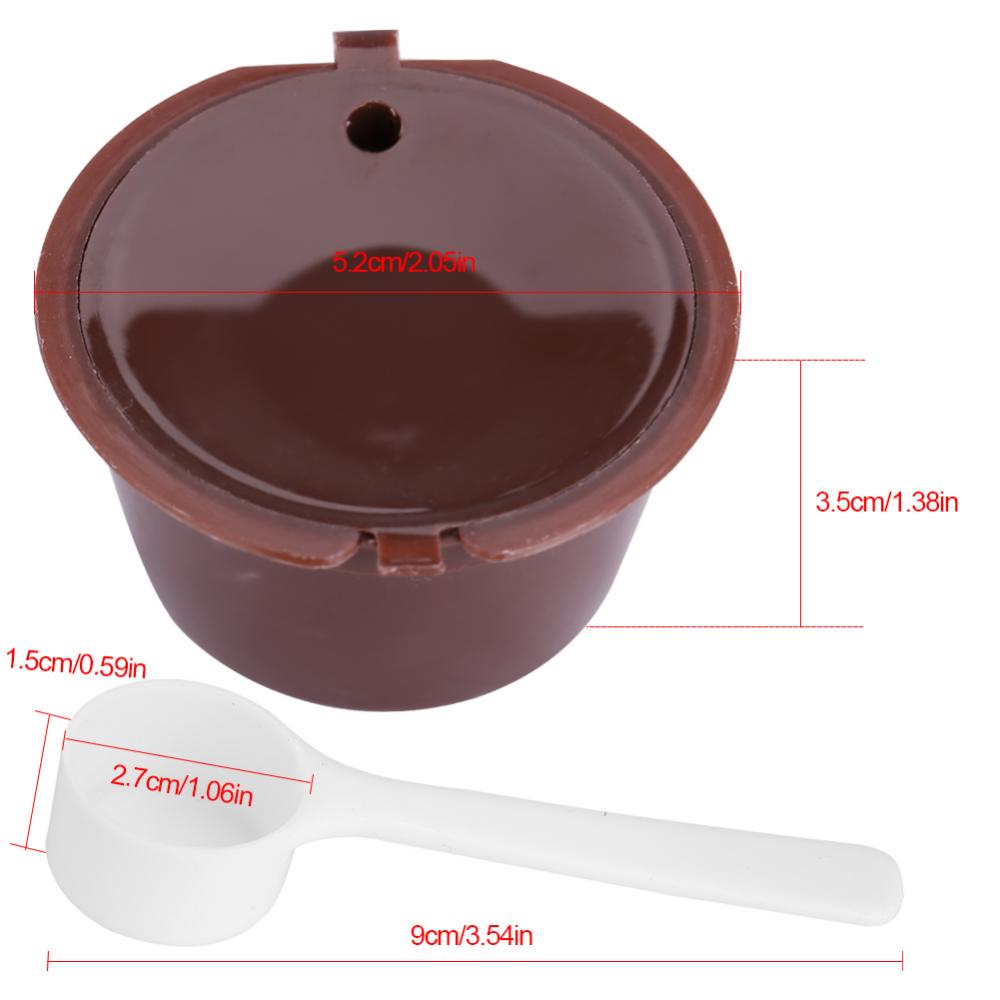 2/3/4/5/7Pcs Reusable Refillable Magic Coffee Capsule Nescafe Dolce Gusto Nespresso Capsule Holder For Coffee Maker Machines