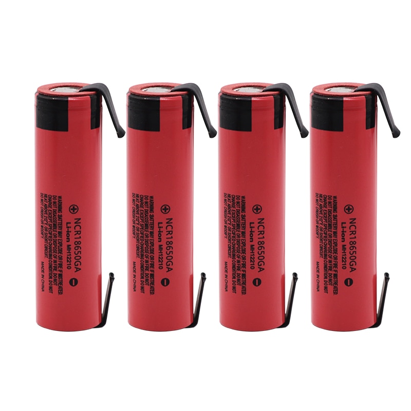 NCR 18650GA 20A discharge 3.7V 3500mAh 18650 Battery rechargeable battery for toy flashlight flat-top lithium battery