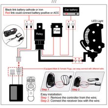 Parts Wiring Kit Remote Control Replacement 12V 3 Model Accessories Bar
