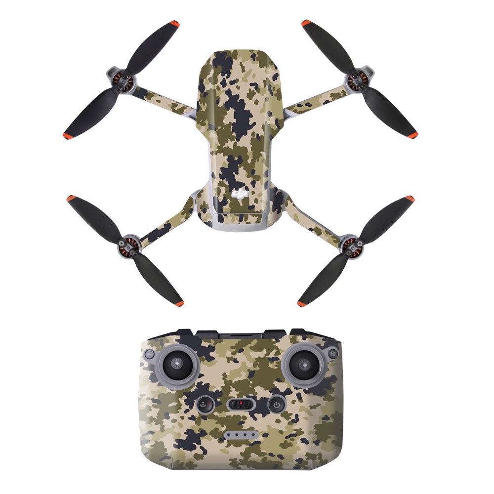 Wasserdicht DJI Mini 2 PVC Aufkleber Drohne Körper Haut Arm Fernbedienung Decals für DJI Mavic Mini 2 Fliegen Mehr combo Zubehör: 04