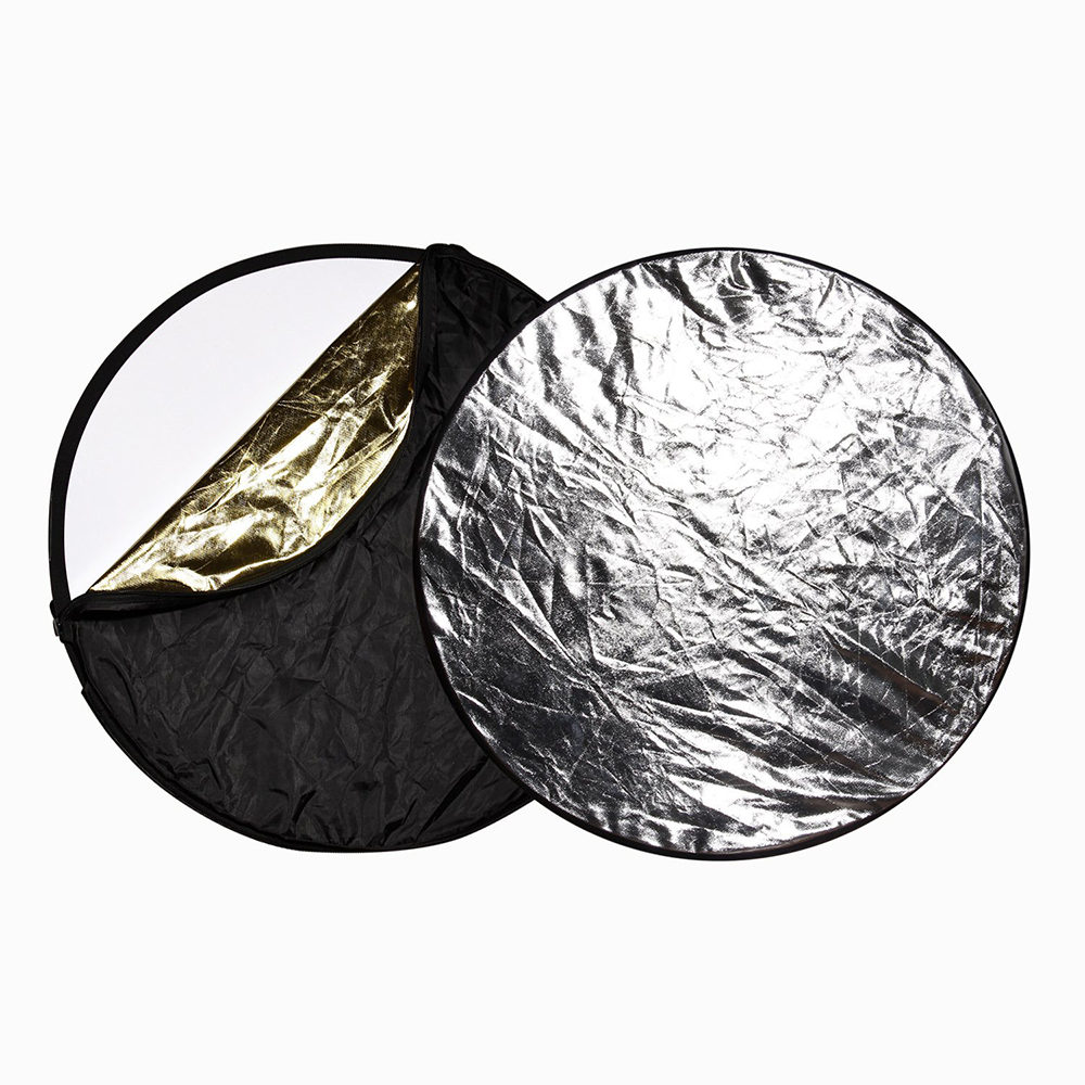Just Now 60cm 5in1 Collapsible Multi-Disc Photograph Round Light Reflector with Bag for Studio/any Photography Situation