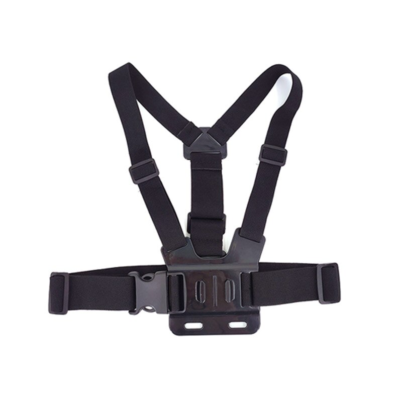 Voor Gopro Borstband Riem Body Statief Harness Mount Voor Gopro Hero 9 8 7 5 Voor Yi 4K VP203 Accessoires Borst Strap Mount Riem: Black 1
