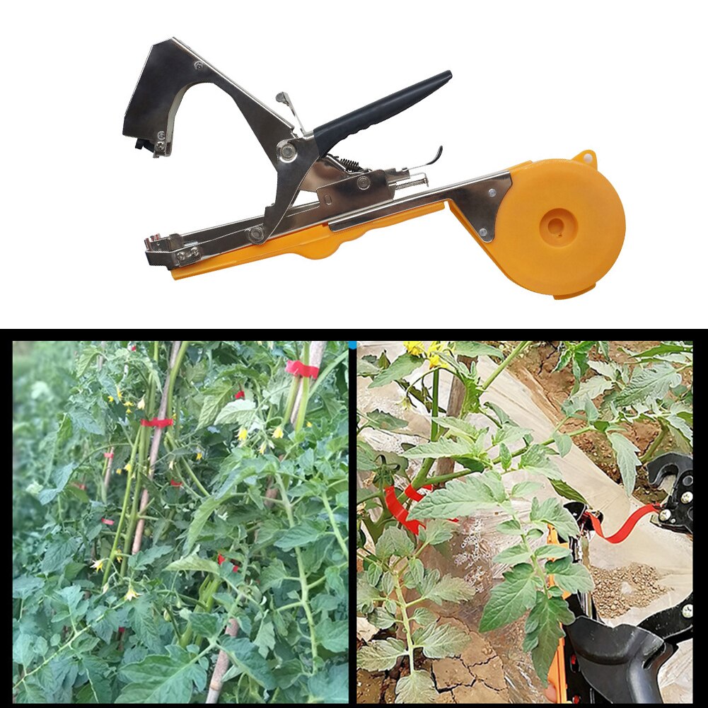 Garten Werkzeuge Strumpfband Pflanzen Pflanze Zweig Hand Binden Bindung Maschine Hackfleisch Gemüse Tapetool Tapener Bänder Heimat Garten