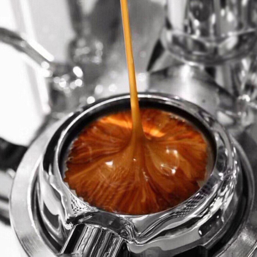 51/58mm rustfrit stål portafilter espresso kaffe gør træhåndtag filter kaffeprodukter køkkentilbehør let at rengøre