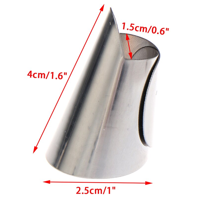 Kitchen Cutting Protection Tools Stainless Steel Finger Protectors Peanut Sheller Vegetable Nuts Peeling Finger Guard: Default Title