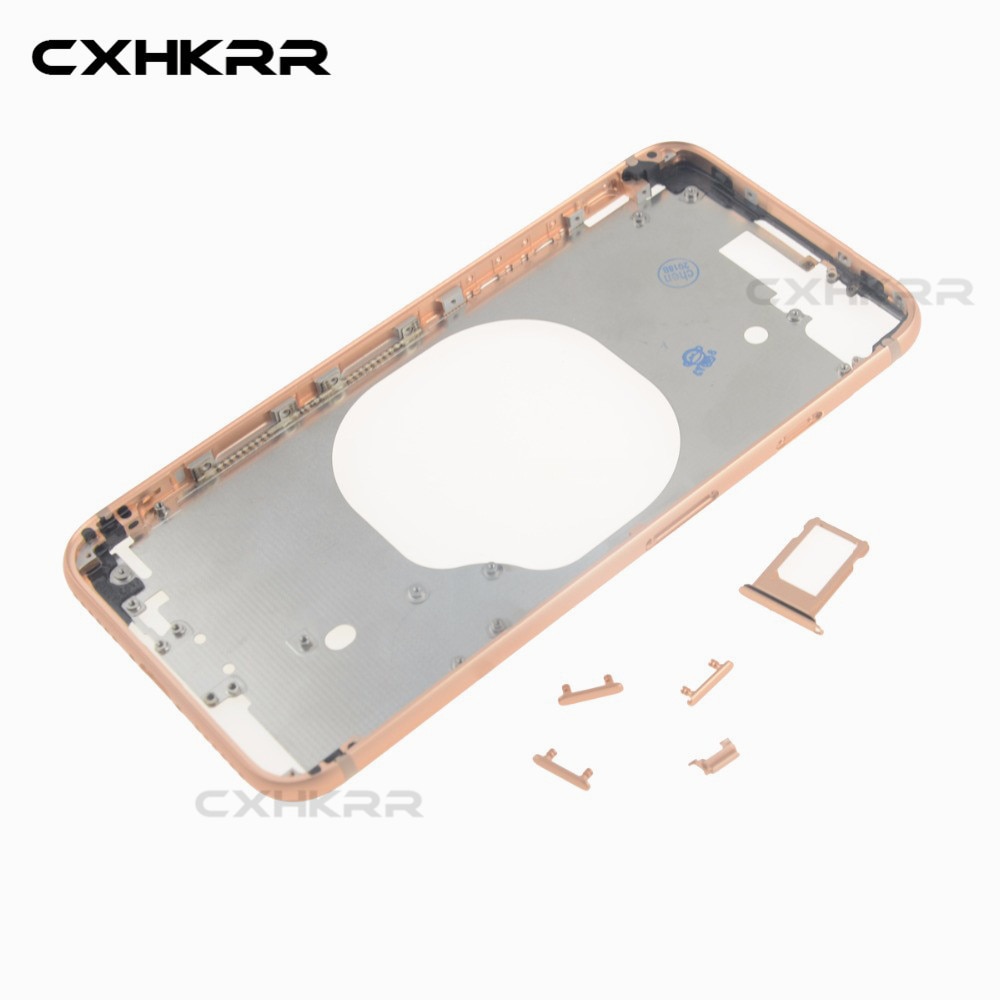Originale Lunetta Autotelaio Telaio Per iphone 8G 8P X XR XS Posteriore housing Medio Telaio con Pulsanti Laterali set Parte di Ricambio
