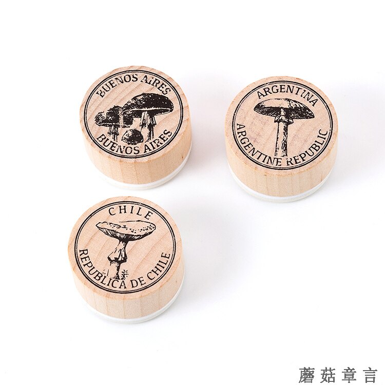 Retro Postmark Series Plant decoration stamp wooden rubber stamps for scrapbooking stationery DIY craft standard stamp: 8