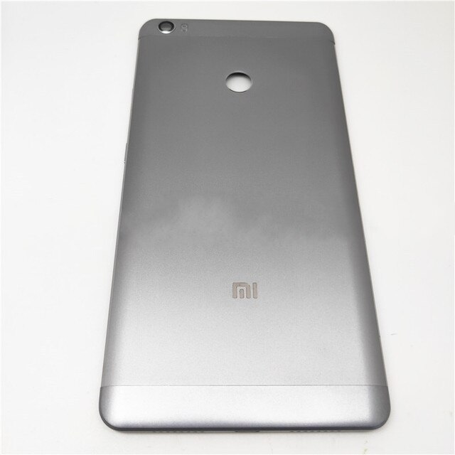 For Xiaomi Mi Max / Mi Max 2 Metal Back Battery Door Rear Housing Cover Case Replacement Parts: Mi Max Gray