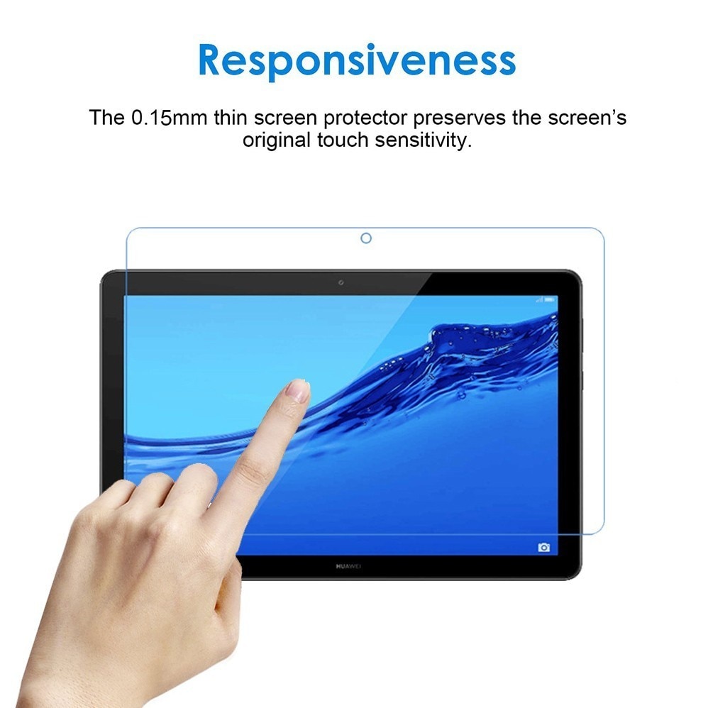 Paquete de 3 protectores de pantalla LCD transparente para Huawei MediaPad T5 AGS2-W09 W19 AGS2-L03 L09 de 10,1 pulgadas, Protector de pantalla antiarañazos para tabletas