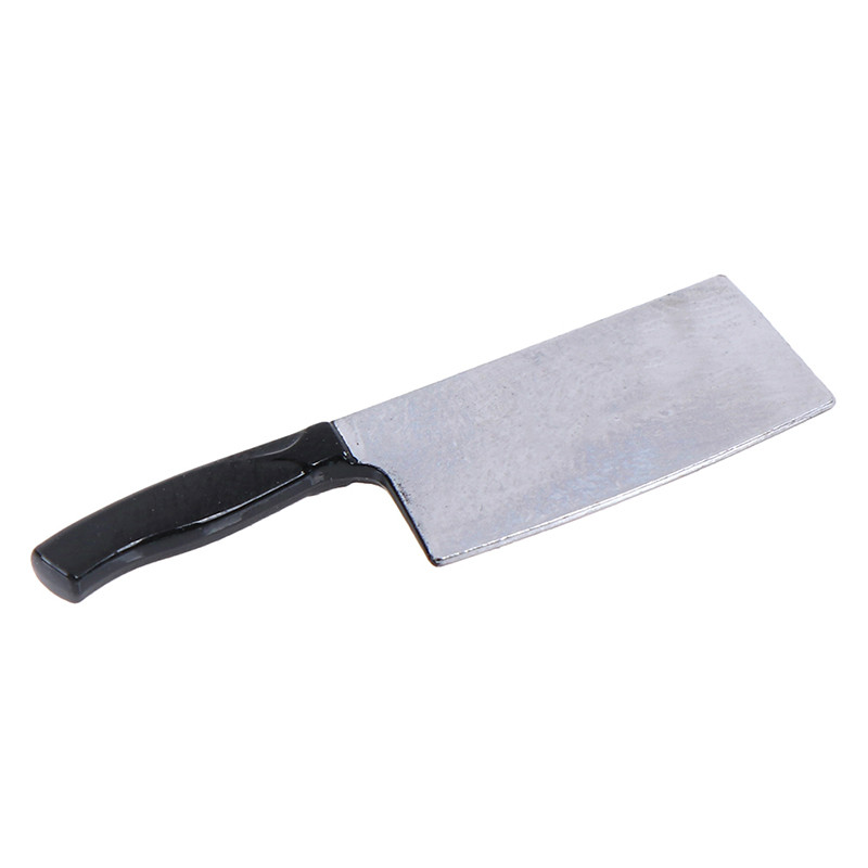 Eetkamer Fruit Groenten Bamboe Mand Voedsel Poppen Miniatuur Voedsel Speelgoed Kok Huis Miniatuur Accessoires: 1PC Kitchen Knife