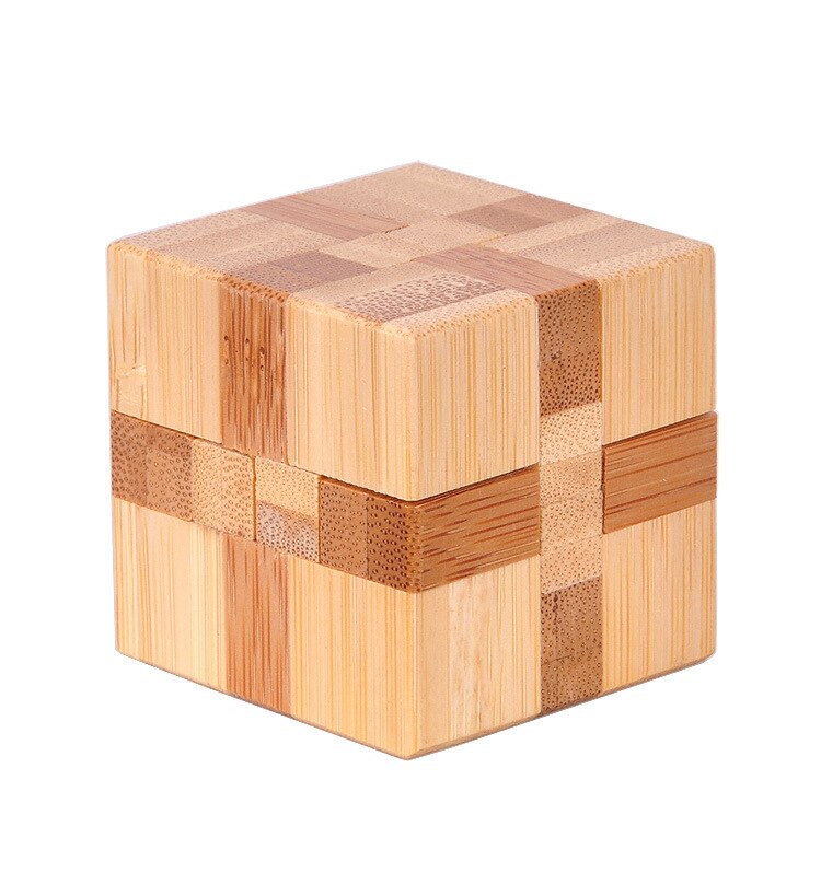 Kong Ming Luban blokada dzieci dzieci 3D Handmade drewniane zabawki inteligencja dla dzieci łamigłówki gra Puzzle edukacyjne zabawki: Square lock