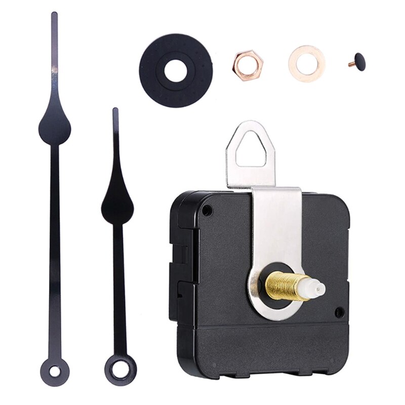 Sweep Silent Clock Movements with Different Size Clock Hands Wall Clock DIY Movement Kit Mechanism Replacement Repair Parts