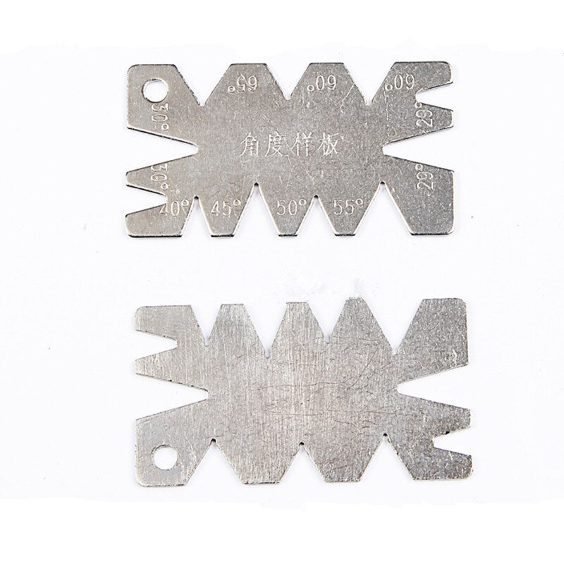 Machining Threads Screw Cutting Gauge Stainless Steel Angle Arc Model Angles Measure Tool