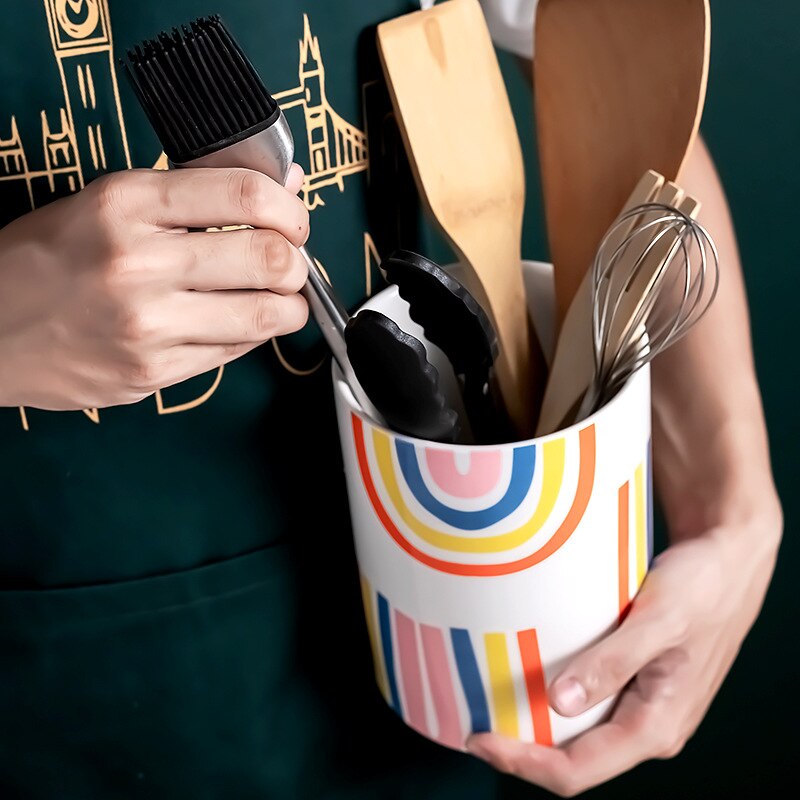Frasco de armazenamento cerâmico colorido dampproof garrafas de armazenamento cozinha cerâmica selo pote cereais café chá tempero tanque com cobertura