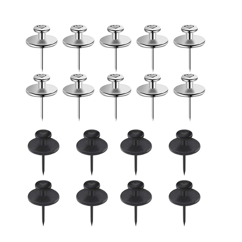 Confezione da 20 chiodi piccoli per appendere foto appendini a doppia testa chiodi chiodi da parete per appendere immagini