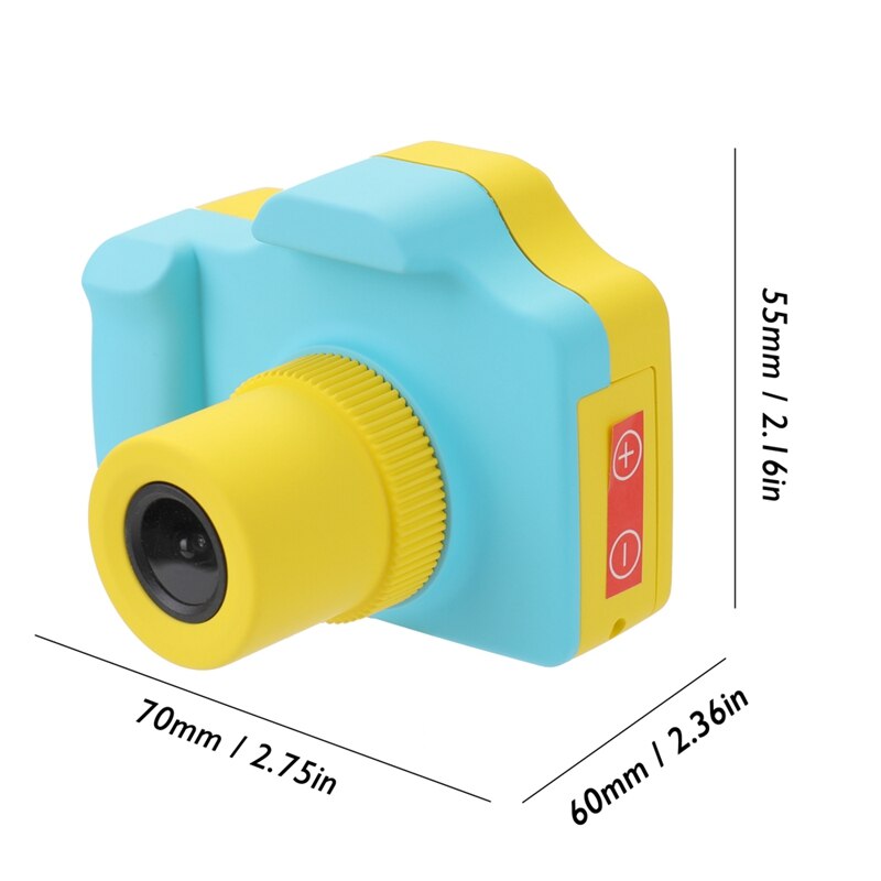 1.7 pouces 16 mégapixels Versions d'électricité sèche appareil photo numérique pour enfants Mini caméra vidéo caméra jouet enfants créatifs