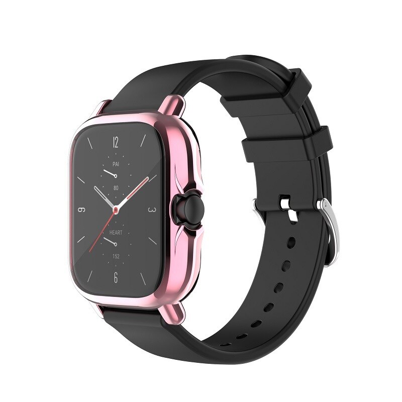 Tpu Case Voor Xiaomi Amazfit Gts 2 Volledige Cover Screen Protector Film Horloge Case Plating Frame Voor Amazfit GTS2 Shell case