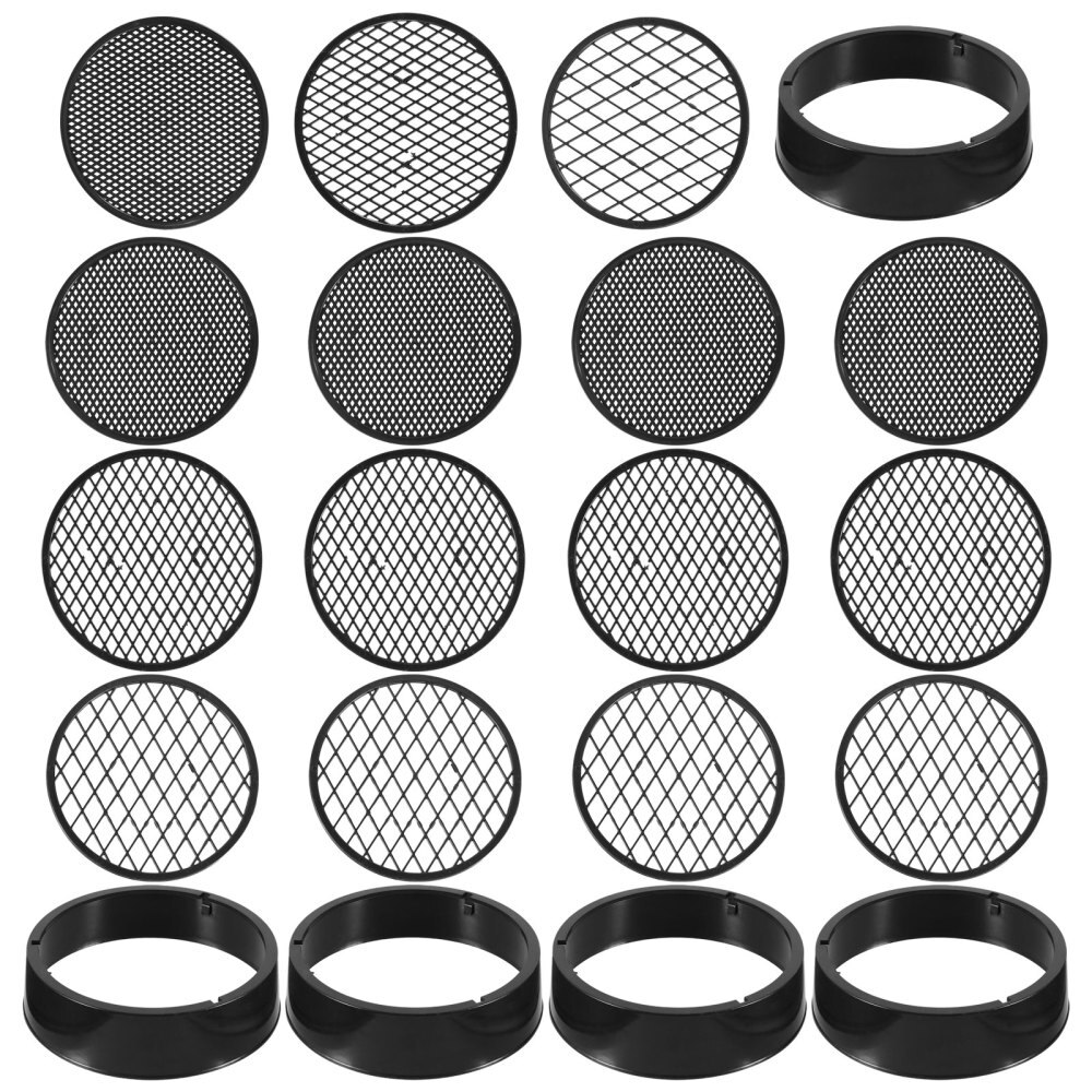 5 sets/20pcs Mesh Sifting Pan Garden Sieve Gardening Tool Riddle Soil Sieve Set