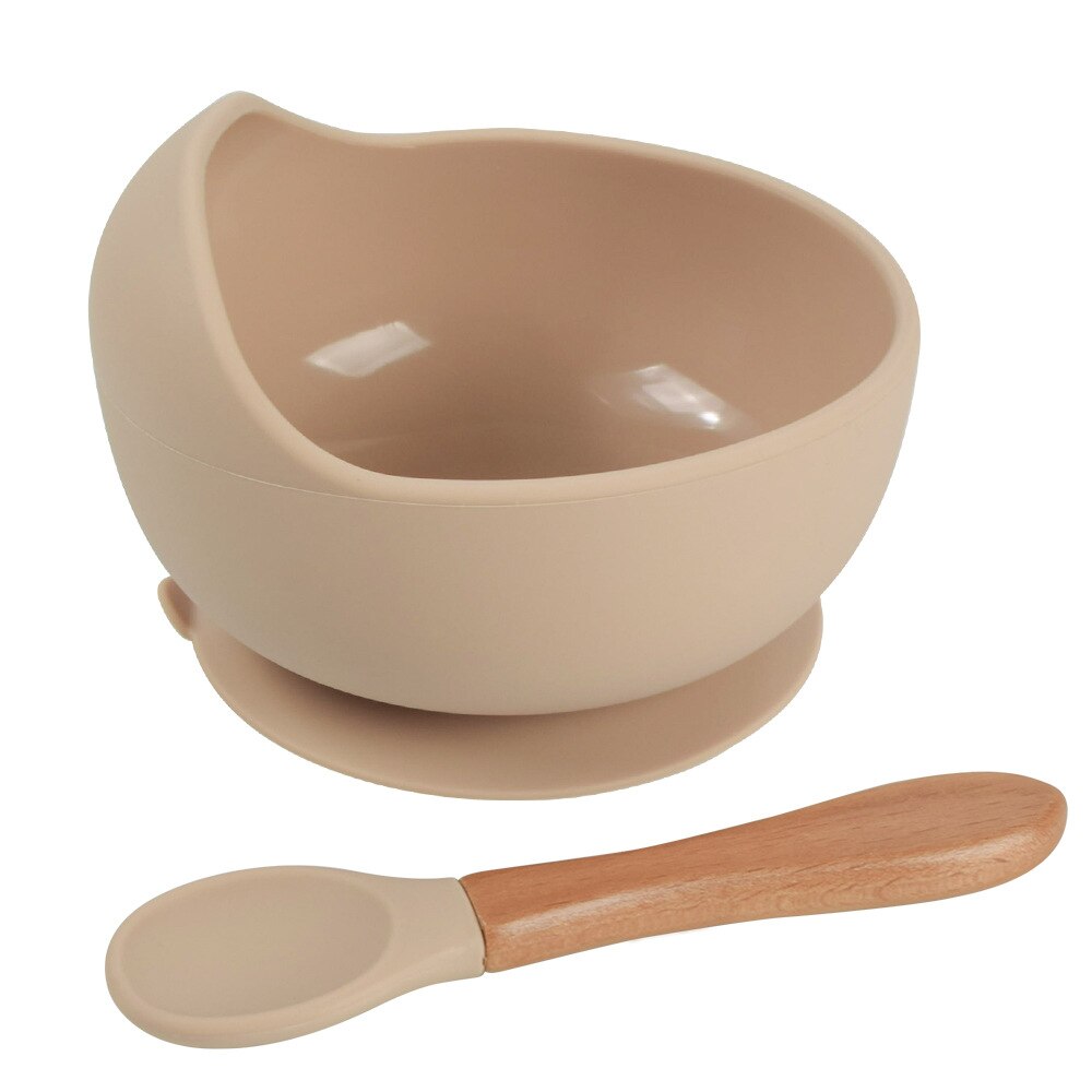 Babyvoeding Siliconen Kom Antislip Zuignap Kom Lepel Set Kinderen Servies Diner Gerechten Plaat Voor Baby Keukengerei: 11