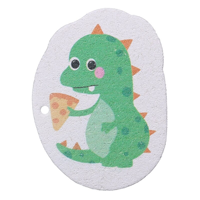 Cartoon Afwassen Doek Gecomprimeerd Houtpulp Spons Rag Cleaning Tools Voor Thuis Keuken Kom Gerechten Pot Olie Verwijderen Vaatdoek