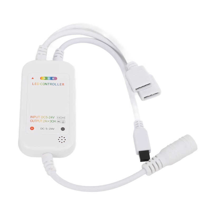 RGB LED Strip Light Controller Humanized LED Lights Bluetooth Controller Dual Control System for Home KTV LEDs Rope