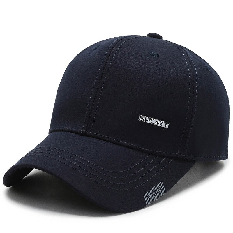 Lente Mannen Snapback Hoed Caps Baseball Cap Mannen Caps Retro Papa Oom Baseball Cap Hoeden Voor mannen Toevallige Hoed: Blue